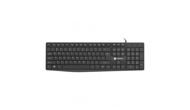 NATEC NAUTILUS keyboard Home/Office USB QWERTY US International Black