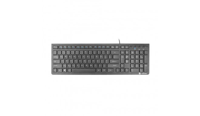 NATEC DISCUS 2 keyboard Home/Office USB QWERTY US International Black