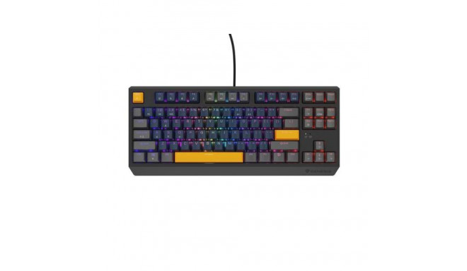 GENESIS THOR 230 TKL keyboard Gaming USB + RF Wireless + Bluetooth QWERTY Black, Blue, Grey, Orange