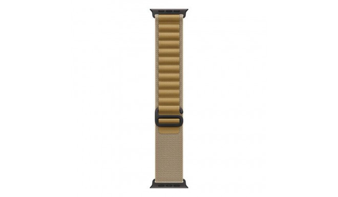 Apple 49mm Tan Alpine Loop - Medium - Black Titanium Finish