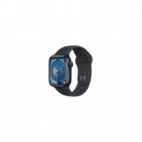 Apple Watch Series 9 41 mm Digital 352 x 430 pixels Touchscreen 4G Black Wi-Fi GPS (satellite)