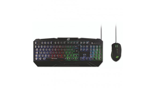 MediaRange MRGS102 keyboard Mouse included USB QWERTZ German Black