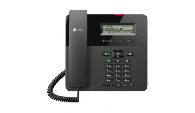 Unify OpenScape Desk Phone CP210 Analog telephone Black