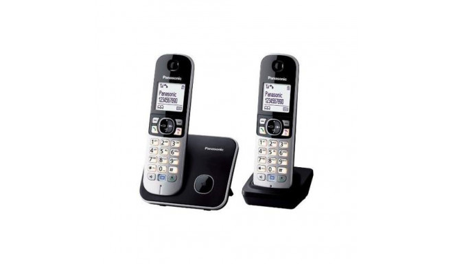 Panasonic KX-TG6812 DECT telephone Caller ID Black, Silver