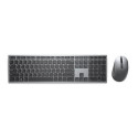 DELL KM7321W keyboard Mouse included Office RF Wireless + Bluetooth QWERTY Ukrainian Grey, Titanium