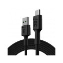 Green Cell KABGC19 USB cable USB 2.0 2 m USB A USB C Black
