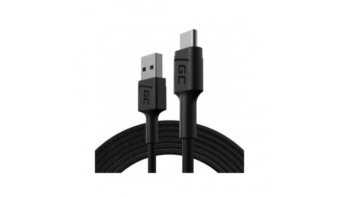 Green Cell KABGC19 USB cable USB 2.0 2 m USB A USB C Black