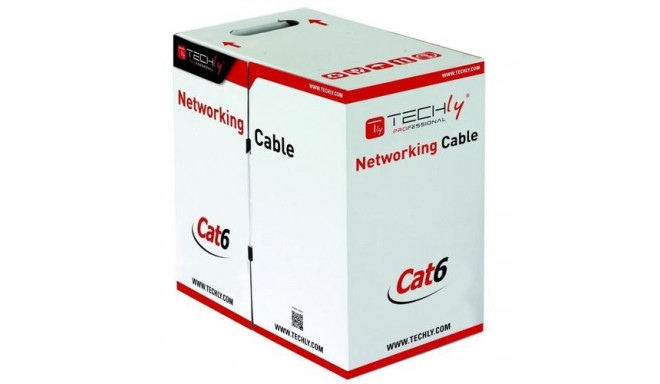 Techly ITP9-RIS-0305 networking cable Grey 305 m Cat6 S/FTP (S-STP)