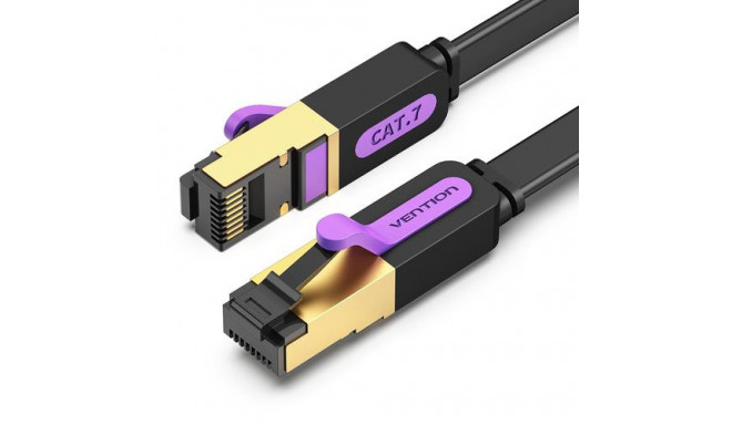 Vention Flat Cat.7 Patch Cable 8M Black