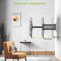 Techly 23-55 Universal LCD TV Wall Mount Bracket Black&quot; ICA-PLB 136M