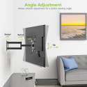 Techly 23-55 Universal LCD TV Wall Mount Bracket Black&quot; ICA-PLB 136M