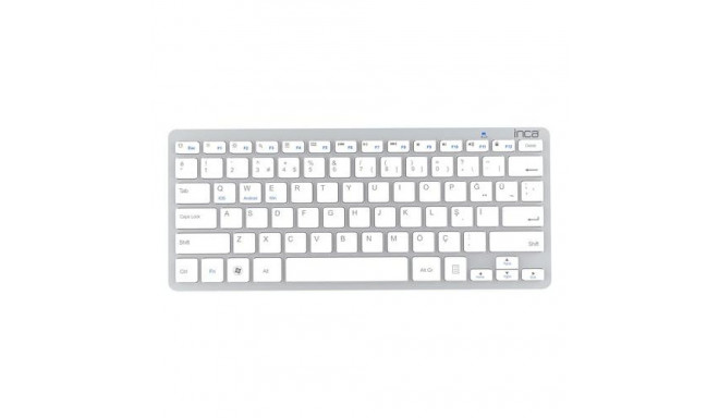 Inca IBK-569BT keyboard Home Bluetooth Metallic, Silver