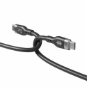 HYPER HyperJuice 240W Silicone USB-C to USB-C Cable (3ft/1m) - Black