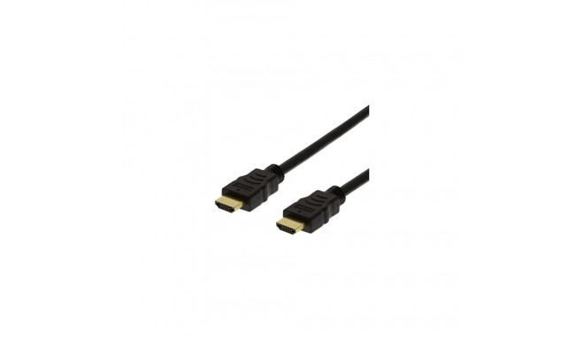 Deltaco HDMI-1010D-FLEX HDMI cable 1 m HDMI Type A (Standard) Black