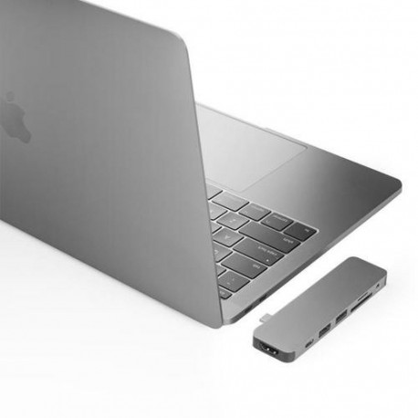 HYPER GN21D-GRAY laptop dock/port replicator Grey