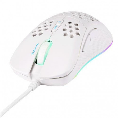 Deltaco GAM-108-W mouse Gaming Right-hand USB Type-A 6400 DPI