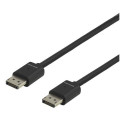 Deltaco GAM-060 DisplayPort cable 2 m Black
