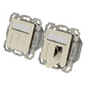 EFB Elektronik ET-25133.1V1 socket-outlet 2 x RJ-45 White