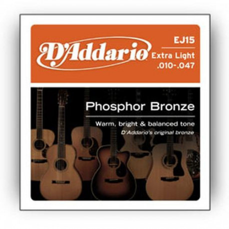 D'Addario EJ15 musical instrument strings Acoustic 6 pc(s) Steel Guitar