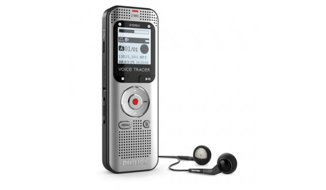 Philips VoiceTracer Aluminium, Black