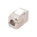 Digitus CAT 6A compact keystone module, shielded, tool-free mounting connection