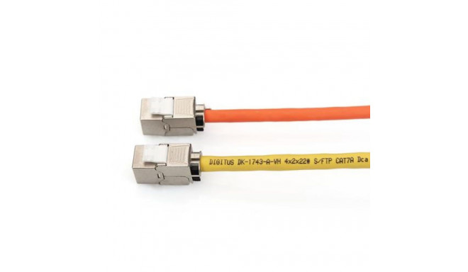 Digitus CAT 6A Keystone module, shielded with intelligent cable manager