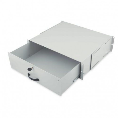 Digitus Lockable drawer for 482.6 mm (19") network and server cabinets, 3U