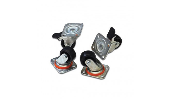 Digitus Lockable castors for free-standing 482.6 mm (19") network and server cabinets