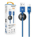 Aligator DATKP30 USB cable 2 m USB 3.2 Gen 1 (3.1 Gen 1) USB A USB C Blue
