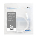 LogiLink CV0123 video cable adapter 2 m Mini DisplayPort HDMI Type A (Standard) White