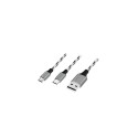 LogiLink CU0202 USB cable USB 2.0 1.2 m USB A USB C/Micro-USB A Grey
