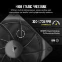 Corsair iCUE LINK RX140 Computer case Fan 14 cm Black 2 pc(s)