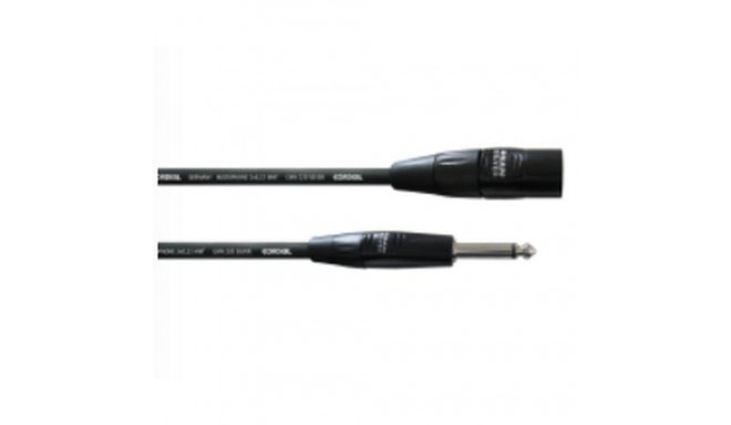 Cordial CIM 5 MP audio cable 5 m XLR (3-pin) 6.35mm Black