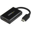 StarTech.com USB C to HDMI 2.0 Adapter with Power Delivery - 4K 60Hz USB Type-C to HDMI Display Vide