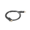Lanberg CA-DPDP-10CC-0010-BK DisplayPort cable 1 m Black