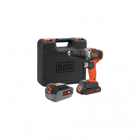 Black & Decker BCD003MEM2K-QW drill 1400 RPM Keyless Black, Orange