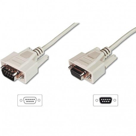 Digitus Data transfer extension cable, D-Sub9/St - D-Sub9/Bu
