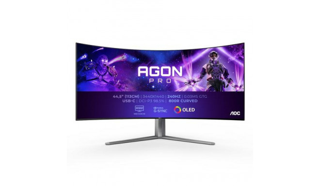 AOC AGON PRO AG456UCZD LED display 114.3 cm (45&quot;) 3440 x 1440 pixels Wide Quad HD OLED Blac