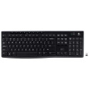 Logitech K270 keyboard RF Wireless QWERTZ Hungarian Black, Silver