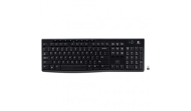Logitech K270 keyboard RF Wireless QWERTZ Hungarian Black, Silver