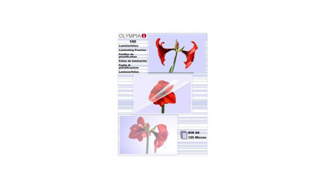 Olympia 1x100 DIN A6 125 micron laminator pouch 100 pc(s)