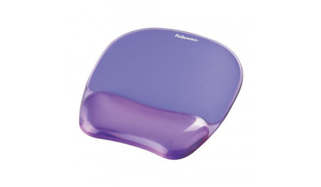 Fellowes Mouse Mat Wrist Support - Crystals Gel Mouse Pad with Non Slip Rubber Base - Ergonomic Mous