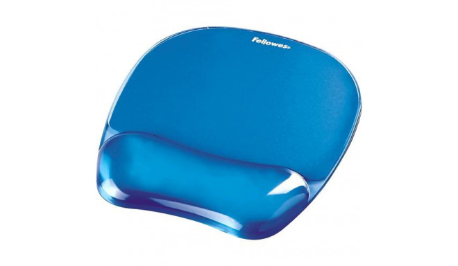 Fellowes Mouse Mat Wrist Support - Crystals Gel Mouse Pad with Non Slip Rubber Base - Ergonomic Mous