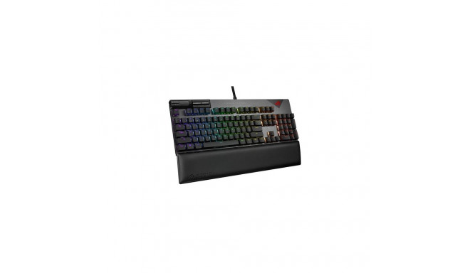 ASUS ROG Strix FLARE II PBT keyboard Gaming USB Black, Metallic