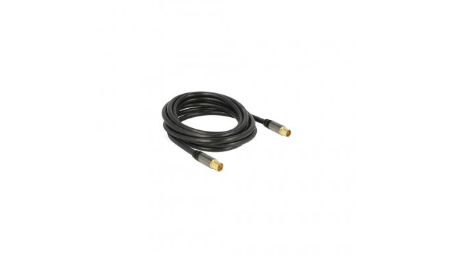 DeLOCK 88924 coaxial cable RG-6/U 3 m IEC Black