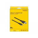 DeLOCK Bidirectional USB Type-C to DisplayPort Cable (DP Alt Mode) 8K 60 Hz 1.5 m DP 8K certified