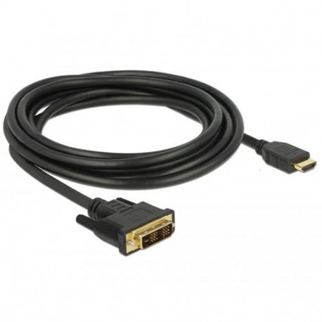 DeLOCK 85585 video cable adapter 3 m DVI HDMI Type A (Standard) Black