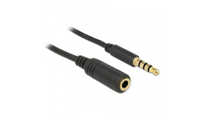 DeLOCK 84666 audio cable 1 m 3.5mm Black