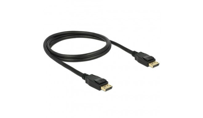 DeLOCK 1m Displayport 1.2a Black