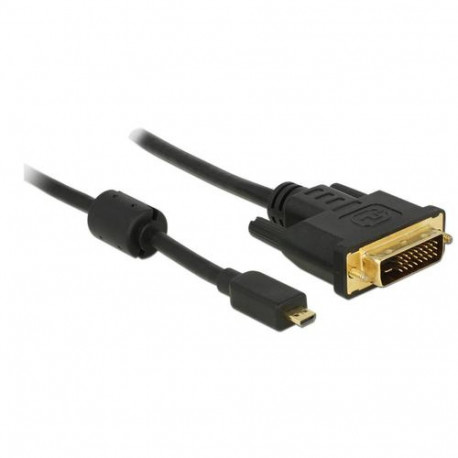 DeLOCK 83586 video cable adapter 2 m Micro-HDMI DVI-D Black